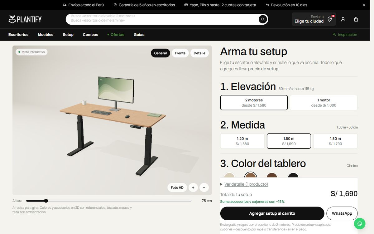 Arma tu setup en 3D